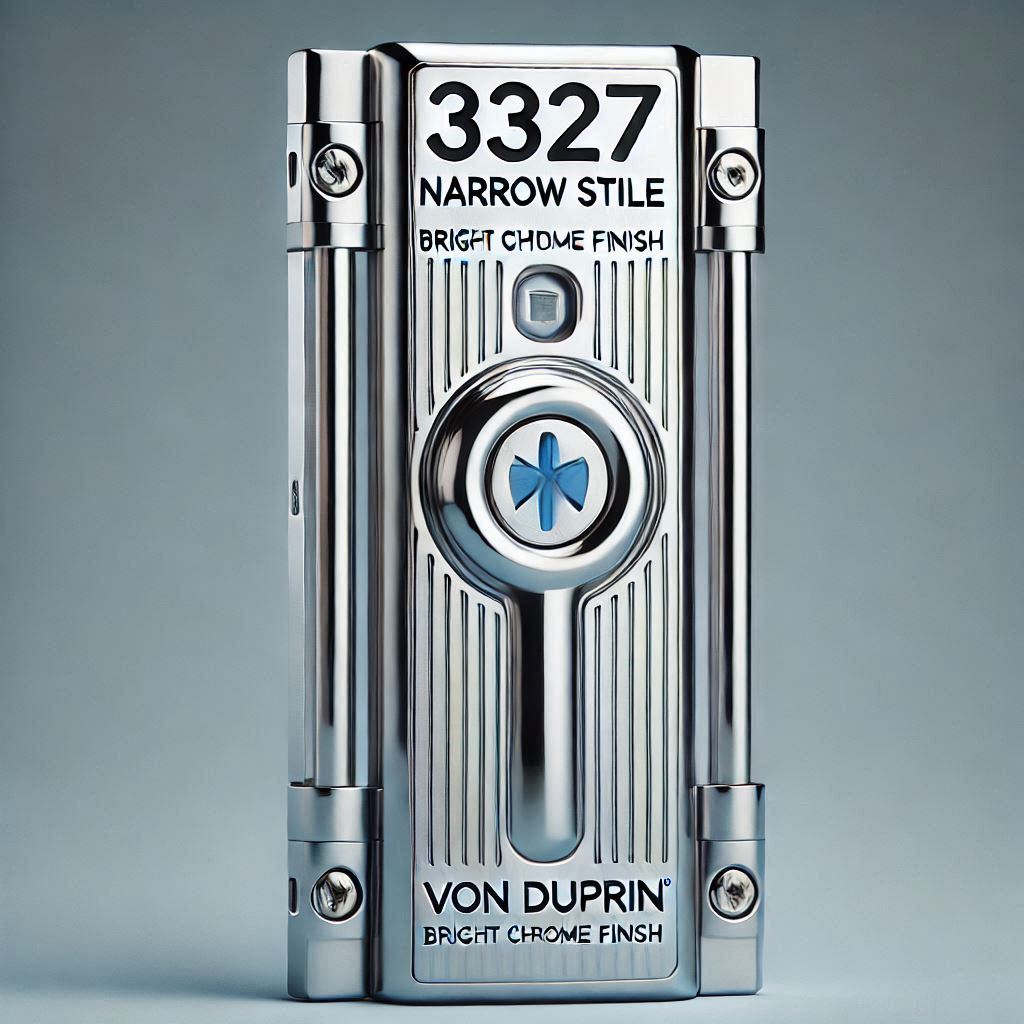 Von Duprin 3327 SVR Narrow Stile Bright Chrome Finish